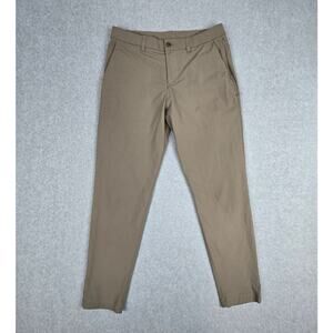 Lululemon Mens 32x30 ABC Trouser LM5AO4S Khaki/Tan Chino Style Pants